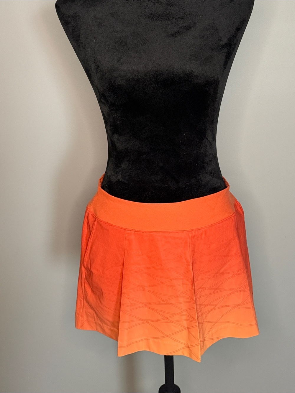 Nike Orange Ombré Active Skort Dri-Fit